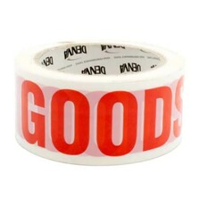 MIXED GOODS Tape (Red On White)