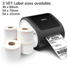 Veterinary Labels Starter Kit 54101 Custom