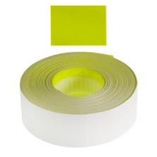 Removable 23x16mm Fluro Yellow Labels