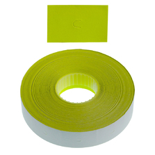 Permanent 16x23mm Fluro Yellow Labels