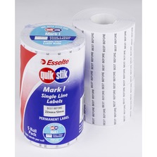 Genuine' Best Before' Permanent QuikStik Mark I  22 X 12mm Labels 5 Pack Of Rolls