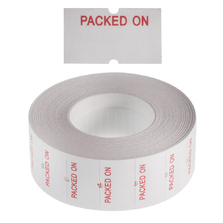 'Packed On' Freezer Grade 21x12mm Labels