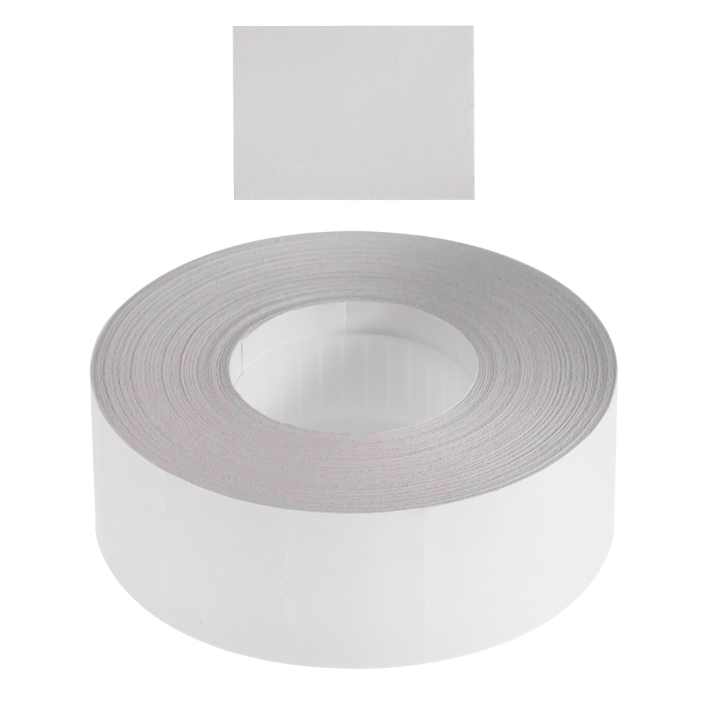 Removable 22x16mm White Labels | Pricemark