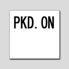 'Pkd. On' Freezer Grade 29x28mm Labels